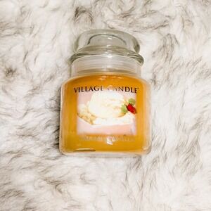 Village Candle Creamy Vanilla Scented Jar Candle